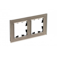 Рамка 2-ая Systeme Electric AtlasDesign Nature Стекло шампань ATN320502