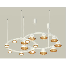 Комплект подвесного светильника Ambrella Light Techno Ring XR92081110 (A9208x2, C9241, C9236, N8144, N8124)