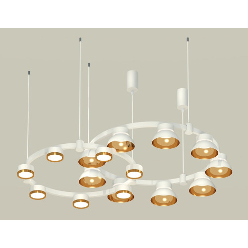 Комплект подвесного светильника Ambrella Light Techno Ring XR92081110 (A9208x2, C9241, C9236, N8144, N8124)