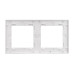 Рамка двухместная Arlight FRM-GLARE-GS-2-WH 043796