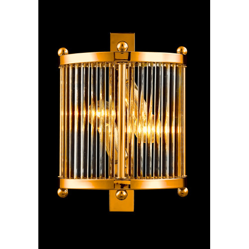 Настенный светильник Crystal Lux Tadeo TADEO AP2 GOLD/TRANSPARENTE