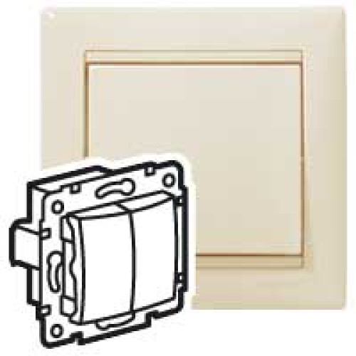 Выключатель двухклавишный Legrand Valena Classic 695605