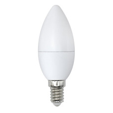 Лампа светодиодная (UL-00003804) Volpe E14 9W 3000K матовая LED-C37-9W/WW/E14/FR/NR