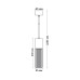 Подвесной светильник Italline IT014-0204 rose gold