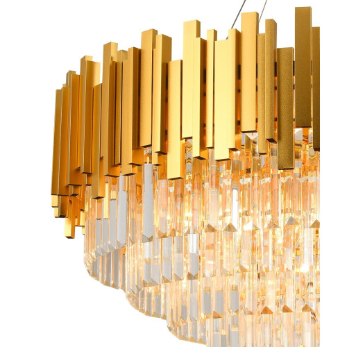 Подвесная люстра Natali Kovaltseva VERTIGO 81440/12C GOLD