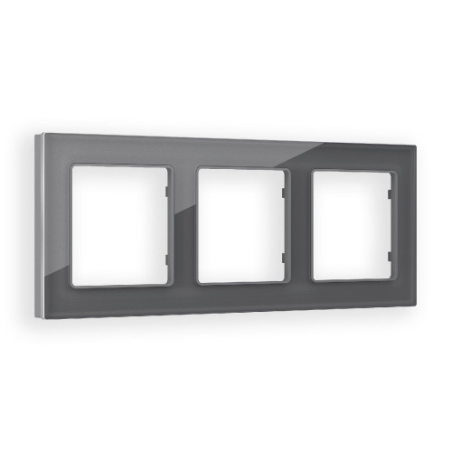 Рамка трехместная Ambrella Volt Platos AF330653
