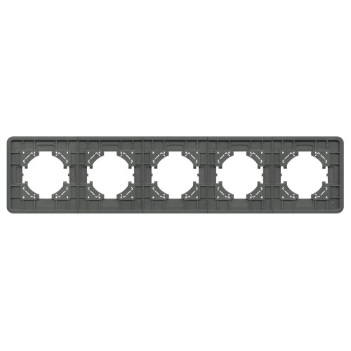 Рамка на 5 постов стеклянная Arlight FRM-OMALI-SFGS-5-GR 049722