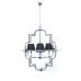 Подвесная люстра Lumina Deco Baltimore LDP 8020-4 CHR+BK