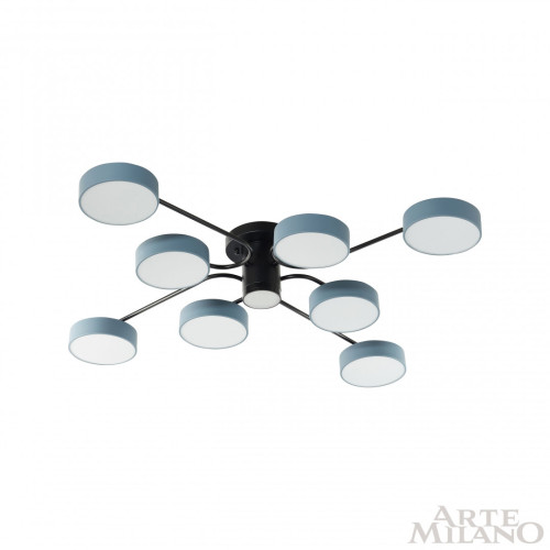 Потолочная люстра Arte Milano Ferrara 253039/8+1 Bk/Gr