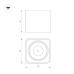 Накладной светильник Arlight SP-DICE-S78x78-10W Warm3000 (BK, 24 deg, 230V) 046632