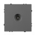 Механизм телевизионной розетки Arlight SCT-NOBE-MTV1-SFPL-GR (Серый базальт) 054295