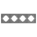 Рамка пластиковая на 4 поста Arlight FRM-TENDO-PL-4-GR 053849