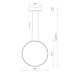 Подвесной светильник Nowodvorski Circolo Led M Silk Oliv E 11401