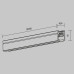 Шинопровод магнитный накладной/подвесной Maytoni Technical Busbar trunkings Levity TRX184-112B-1