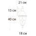 Уличный настенный светильник Arte Lamp Madrid A1542AL-1BN