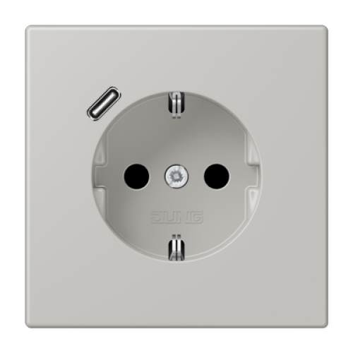 Розетка 2K+З USB Typ C Jung LC1520-18C205