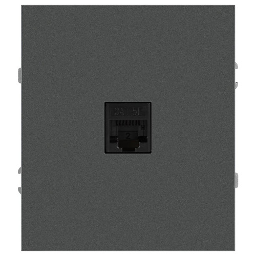 Розетка Эра Arktik 16-3107-06 информационная RJ45 графит Б0070479 Розетка Эра Arktik 16-3107-06 информационная RJ45 графит Б0070479