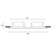 Встраиваемый светильник Hesby Lighting Drammen HSBL_0092