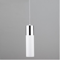 Подвесной светильник Eurosvet Double Topper 50135/1 LED хром/белый