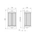 Настенный светильник Delight Collection Crystal bar KG0604W-1 brass