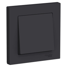 Выключатель 1-клавишный сх.1, 10АХ Systeme Electric AtlasDesign Карбон ATN001012