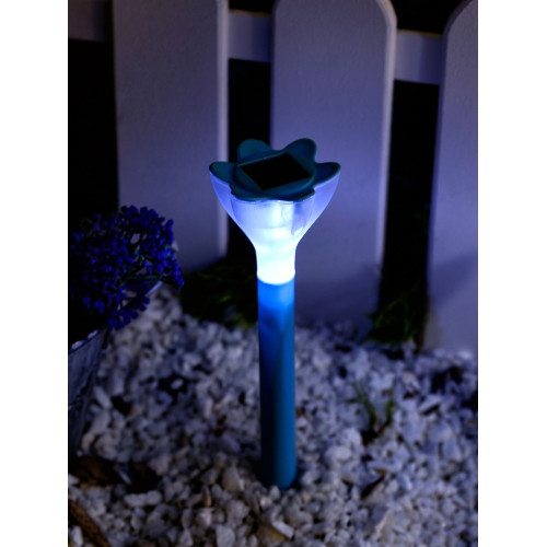 Светильник на солнечных батареях (10624) Uniel Promo USL-C-418/PT305 Blue Crocus