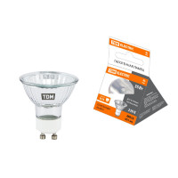 Лампа галогенная TDM Electric GU10 35W 3000K прозрачная SQ0341-0010