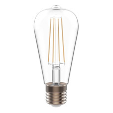 Лампа светодиодная филаментная Gauss E27 4,5W 2700К прозрачная 1121215