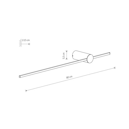 Настенный светильник Nowodvorski Saber Led Silk Olive M 11378