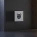 Накладка для розетки с заземлением и защитными шторками, с USB A+A Voltum S70 (серый) VLS000916