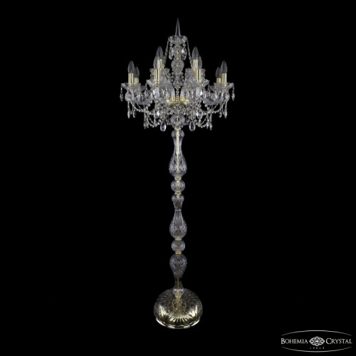 Торшер Bohemia Ivele Crystal 1411T1/8+4/195-170 G