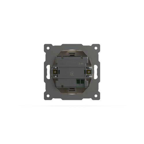 Розетка USB 5V 2,1A 2-я ELBI Zena Vega 609-012500-143