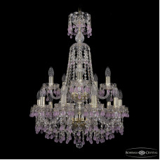 Подвесная люстра Bohemia Ivele Crystal 1410/10+5/195/XL-84/2d G V7010