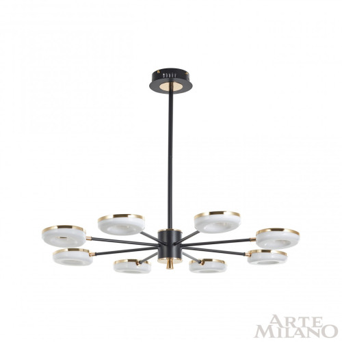 Люстра на штанге Arte Milano Ferrara 277499/8 BK/GD