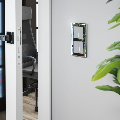 Сенсорный выключатель двухклавишный с подсветкой Werkel 4690389179563 W4520006 Сенсорный выключатель двухклавишный с подсветкой Werkel 4690389179563 W4520006