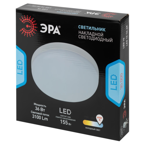 Настенно-потолочный светильник Эра LED 15-36-6K Б0054337