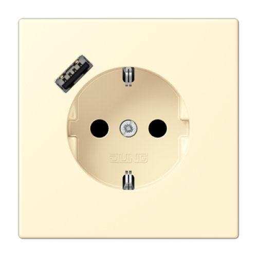 Розетка 2K+З USB Typ A Jung LC1520-18A201