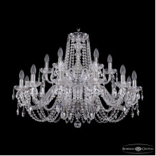 Подвесная люстра Bohemia Ivele Crystal 1402/12+6/300/2d Ni