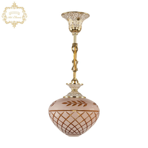 Подвесной светильник Art Classic 34.003P.18.GW.Amber-White.H-1B Подвесной светильник Art Classic 34.003P.18.GW.Amber-White.H-1B