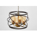 Подвесная люстра Lumina Deco LDP 8004-4 BK+MD