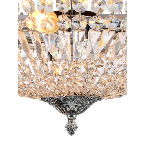 Люстра на штанге Natali Kovaltseva ROCOCO 81406/4C CHROME