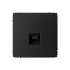 Розетка компьютерная RJ45, кат. 5е Systeme Electric ArtGallery Карбон GAL001083