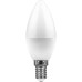 Лампа светодиодная Feron E14 5W 2700K Груша Матовая LB-439 25516