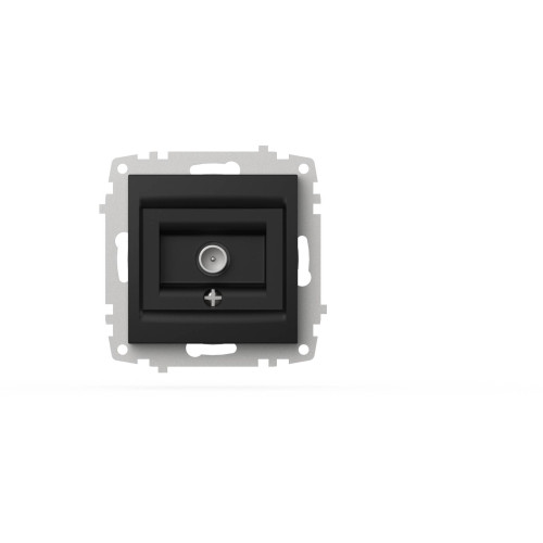 Розетка для TV с экраном (проходная) ELBI Zena Vega 609-014800-272