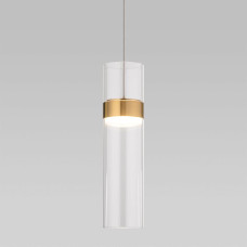 Подвесной светильник Eurosvet Lumen 50244/1 LED латунь/прозрачный a061286 Подвесной светильник Eurosvet Lumen 50244/1 LED латунь/прозрачный a061286