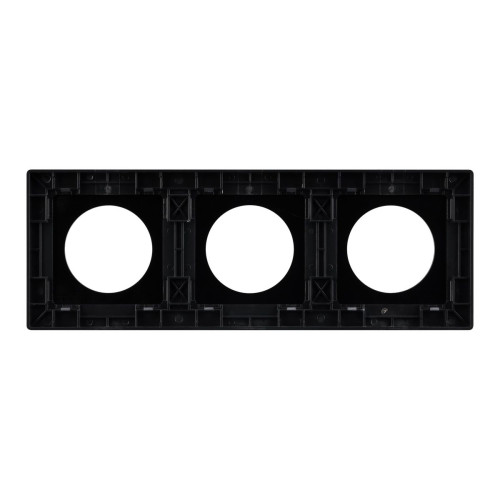 Рамка 3-местная алюминиевая Arlight FRM-PRESTO-ALR-3-BK 043872