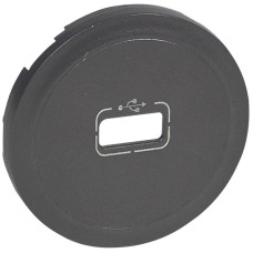 Лицевая панель Legrand Celiane розетки USB графит 067950