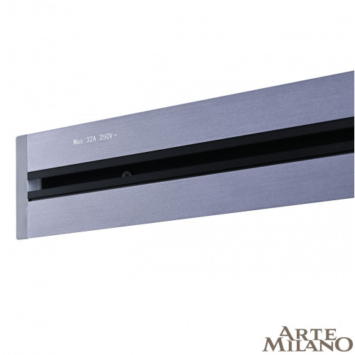 Встраиваемый шинопровод с выключателем Arte Milano Am-track-sockets 385205TBB/50 Grey