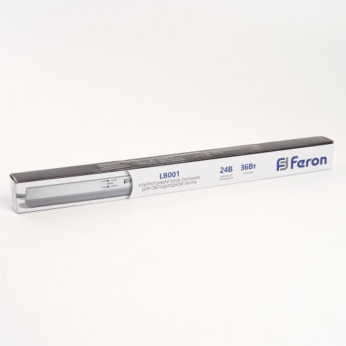 Трансформатор для светодиодной ленты Feron LB001 36Вт 24В IP20 48012