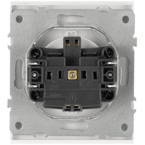 Розетка ЭРА Arktik 16-2101-01 с заземлением 2P+E Schuko 16А-250В белый Б0070414